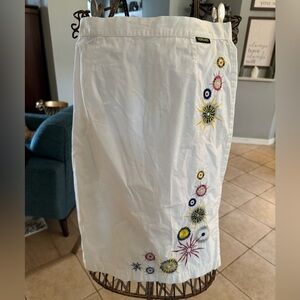 Versace Jeans Couture IT Gorgeous Skirt Flowered Straight Size 24